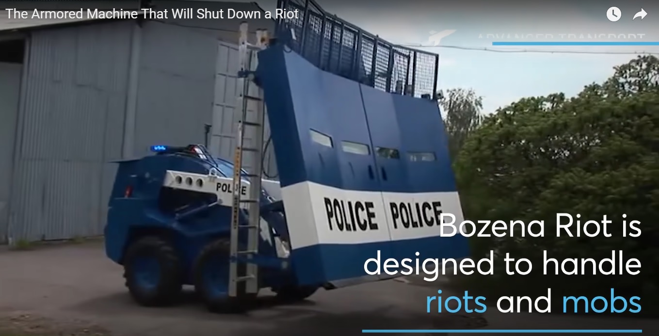 The Armored Machine that will Shut Down a Riot