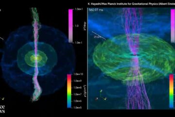 Watch a simulation of two neutron stars merging | Science News