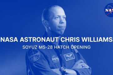 NASA Astronaut Chris Williams Soyuz MS-28 Hatch Opening